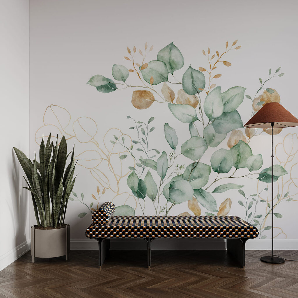 Ronde blaadjes met bloemknoppen — interieur 3