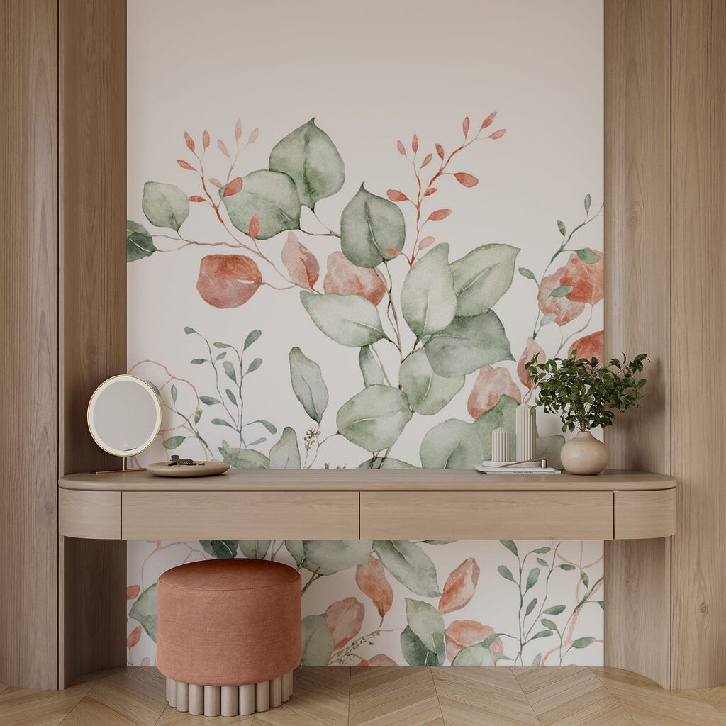 Ronde blaadjes met bloemknoppen — interieur 1