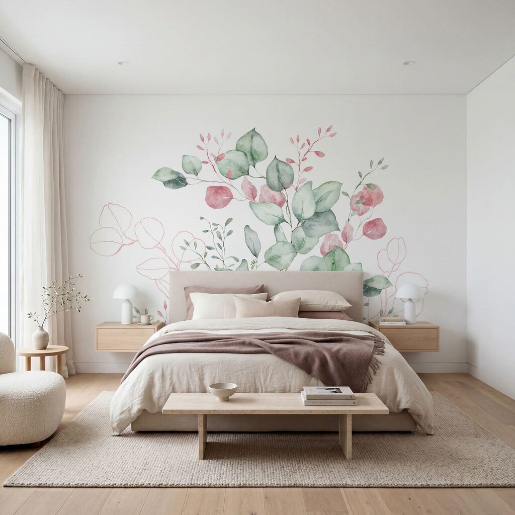 Ronde blaadjes met bloemknoppen — interieur 2