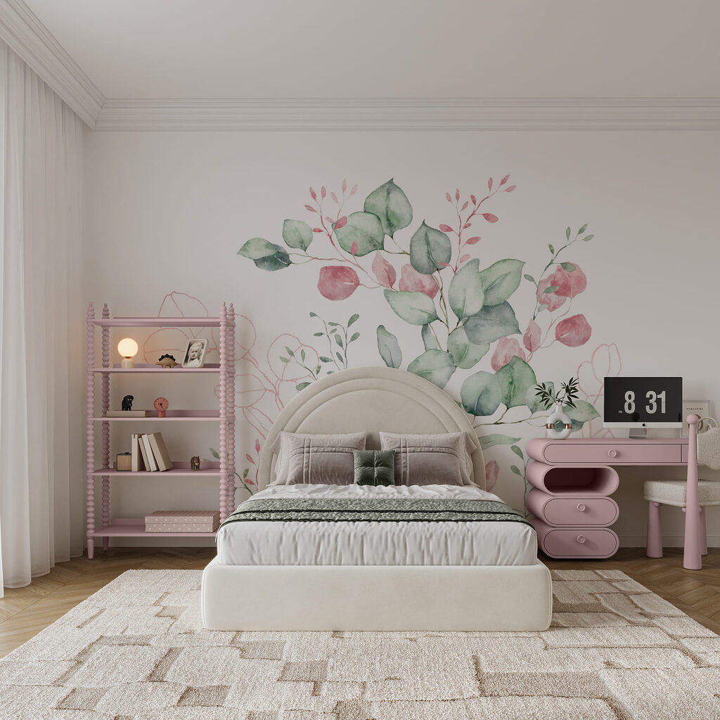 Ronde blaadjes met bloemknoppen — interieur 3