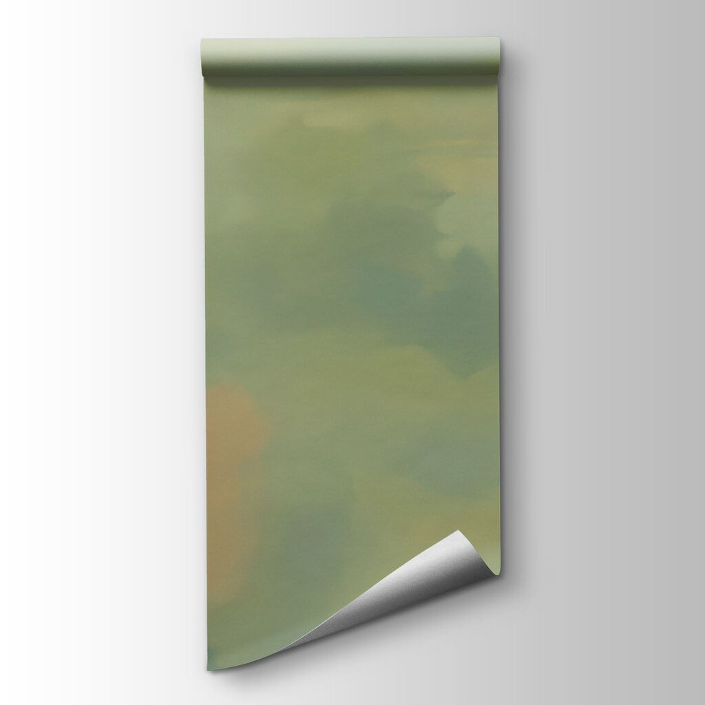 Groene vallei in pastelverf — productweergave
