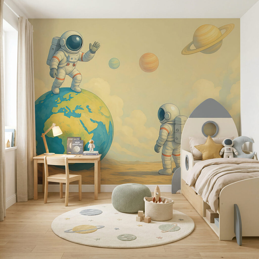 Astronauten ontmoeten de aarde — interieur 2