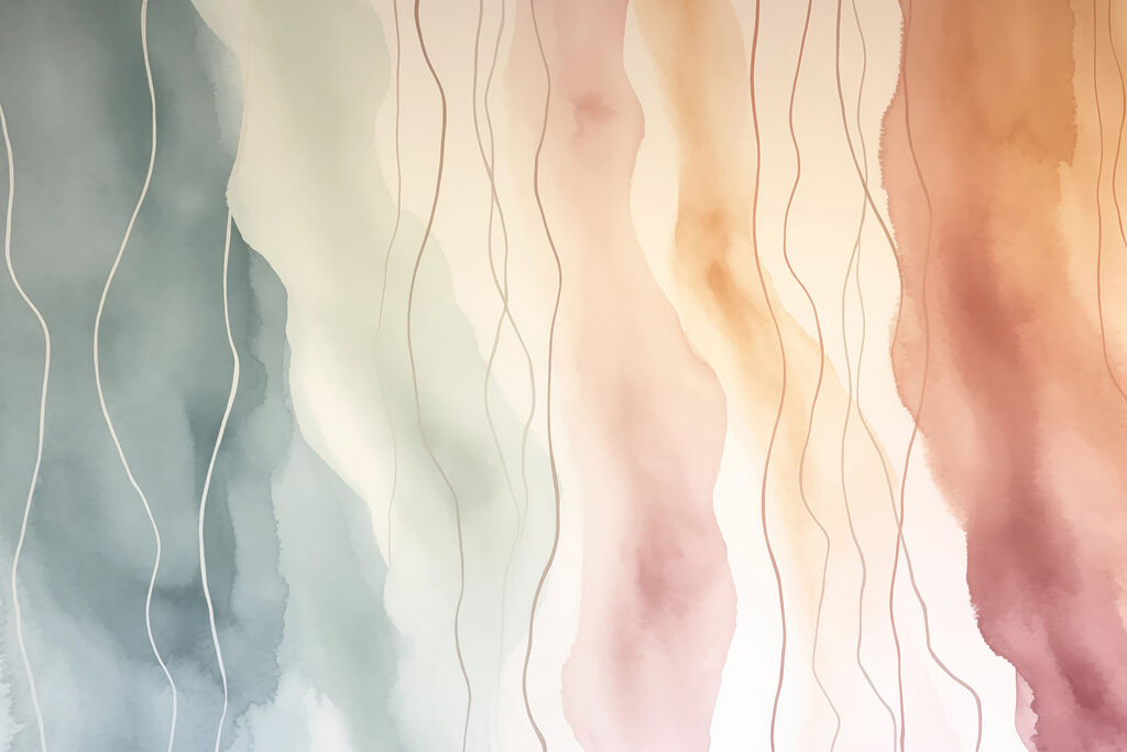 Pastelbanen met fijne stromen — volledig ontwerp