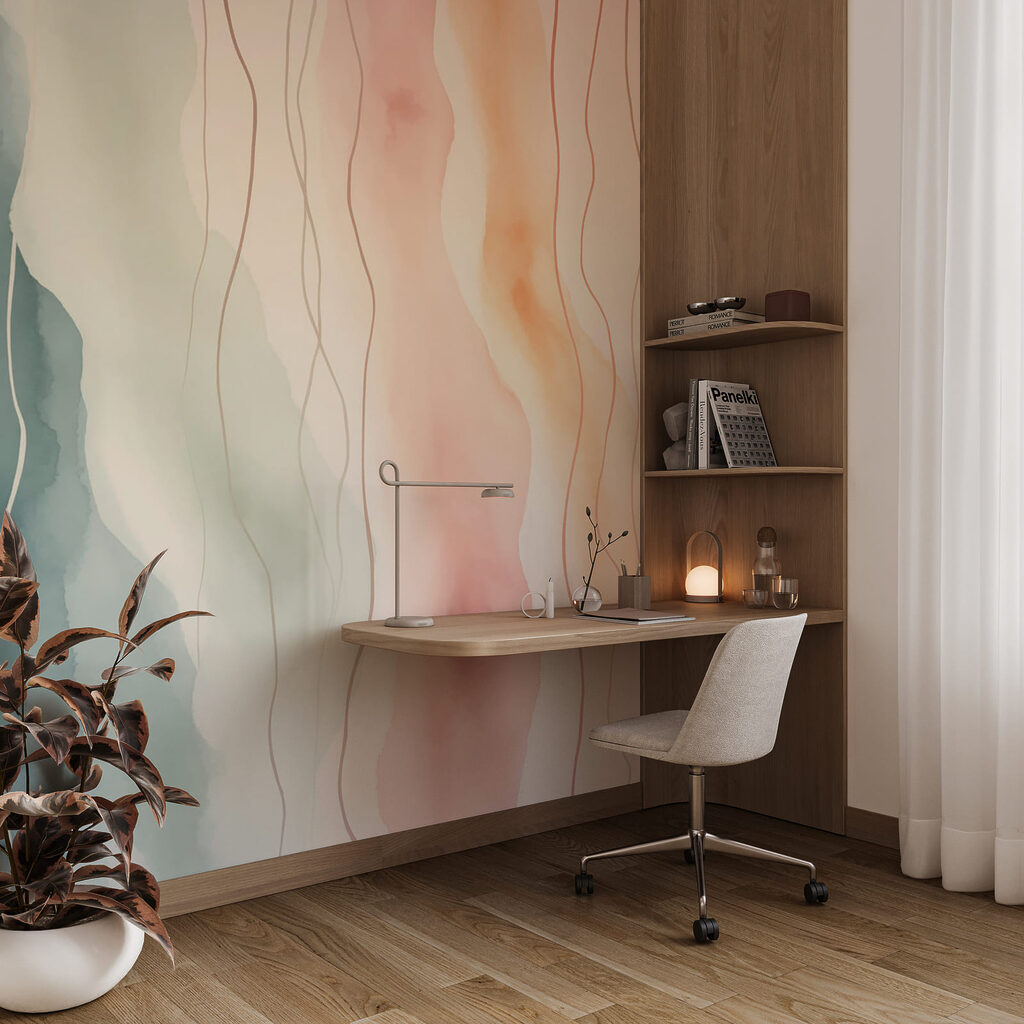 Pastelbanen met fijne stromen — interieur 3