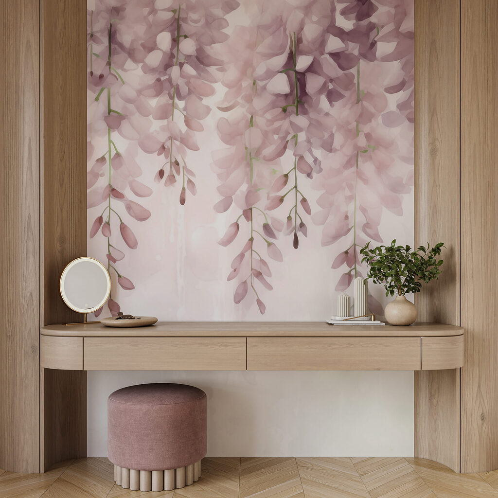 Verfijnde bloemen in zachte pasteltinten — interieur 2