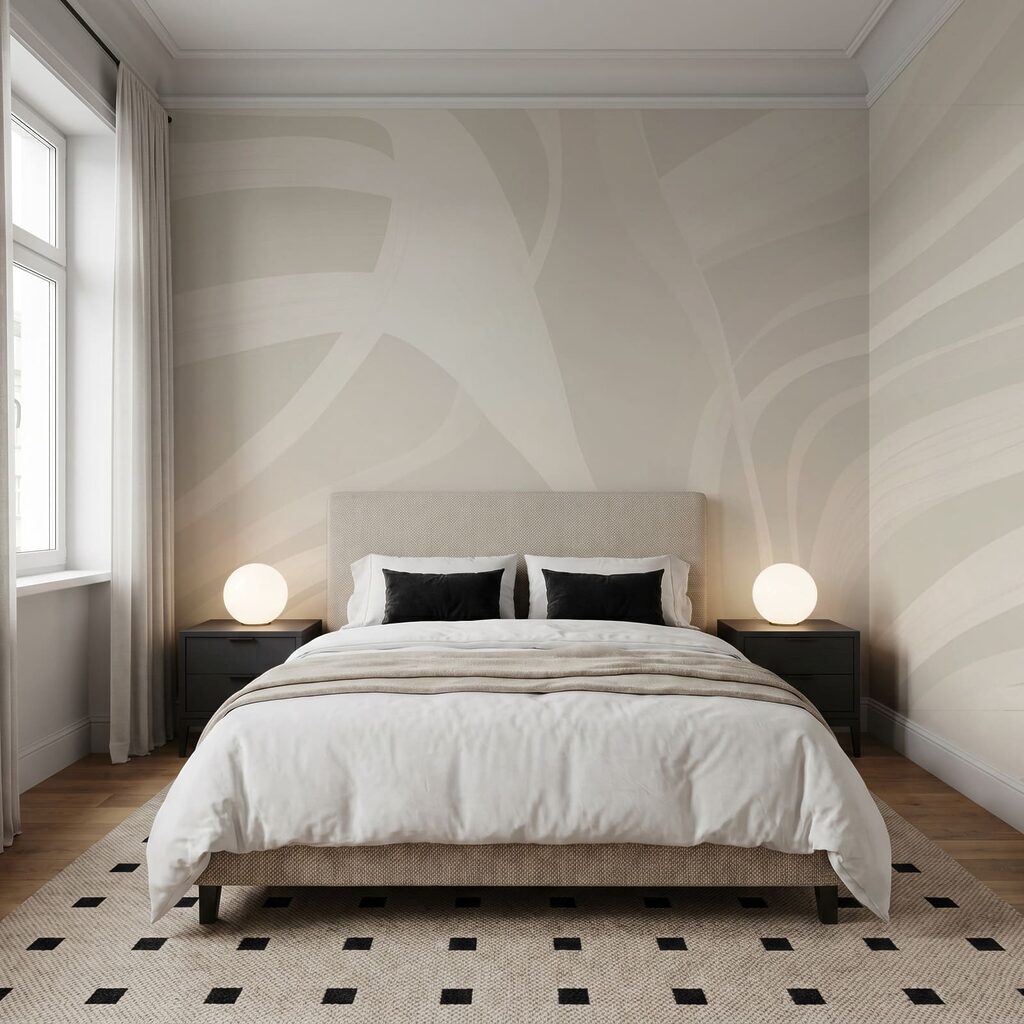 Witte en grijze achtergrond in een interieur