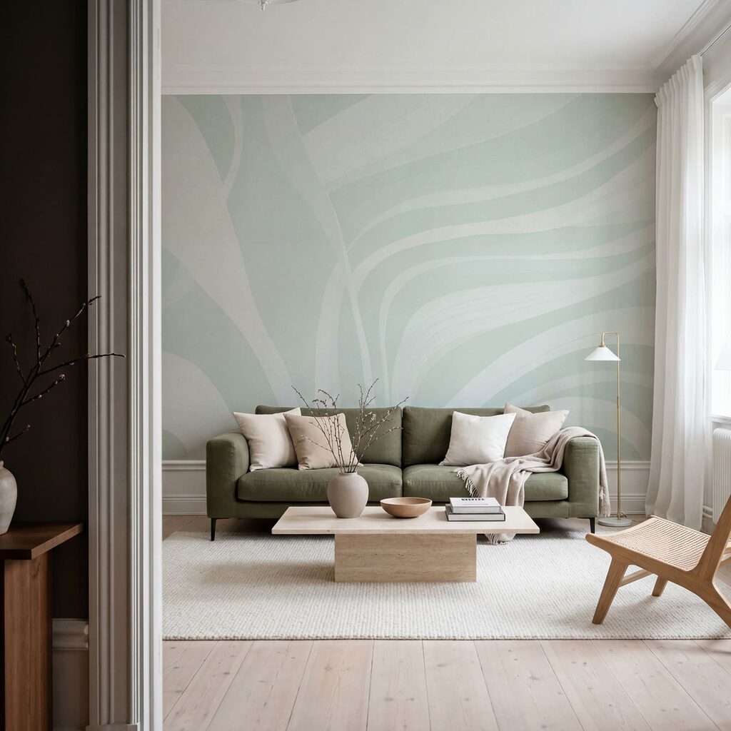 Brede banen vloeien samen — interieur 1