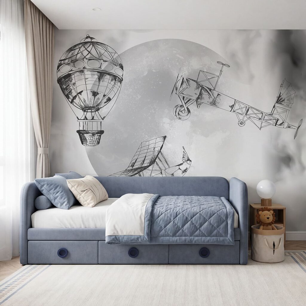 Vliegen langs de maan — interieur 2