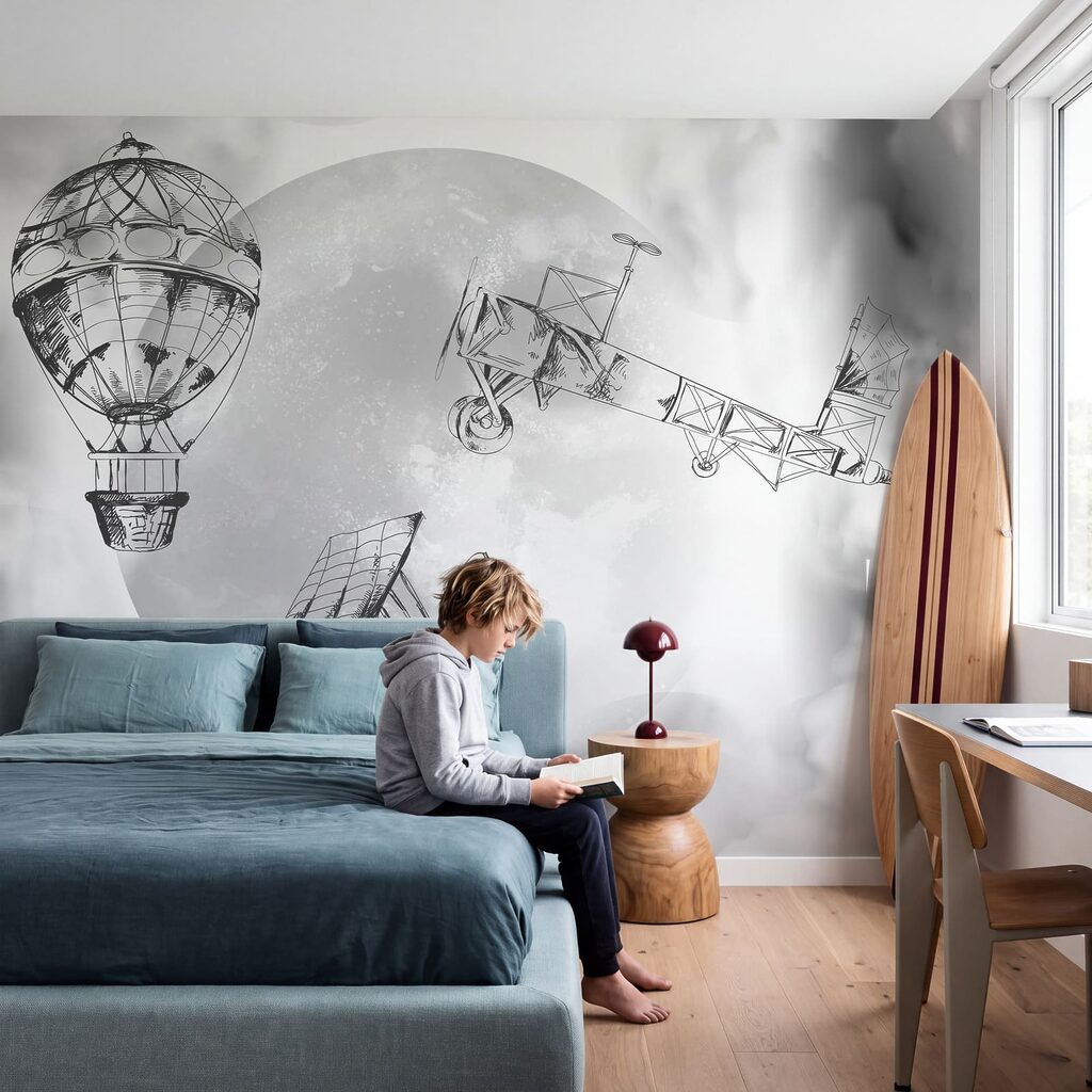 Vliegen langs de maan — interieur 3