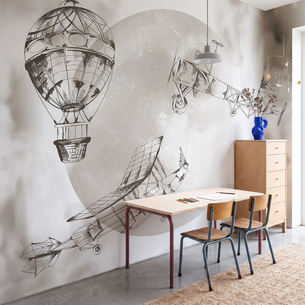 Vliegen langs de maan — interieur 2