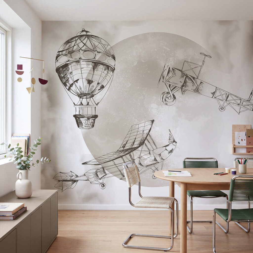 Vliegen langs de maan — interieur 3