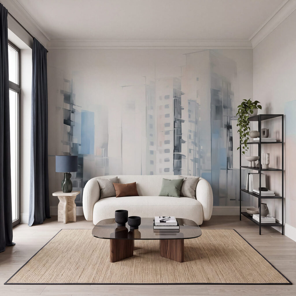 Lichte torens in mistlagen — interieur 2