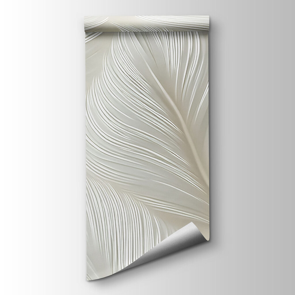 Witte veren in ochtendlicht — productweergave