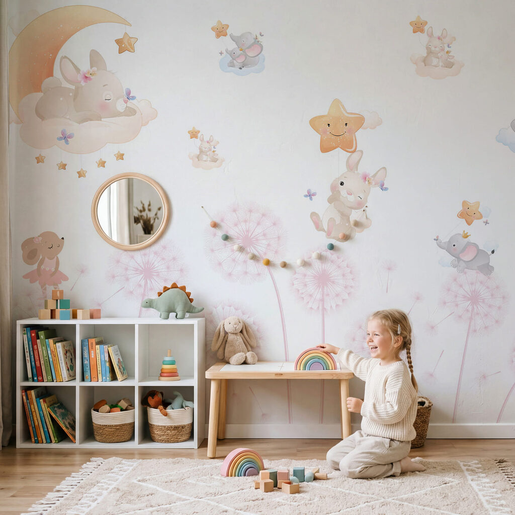 Droomdieren boven paardenbloemen — interieur 2