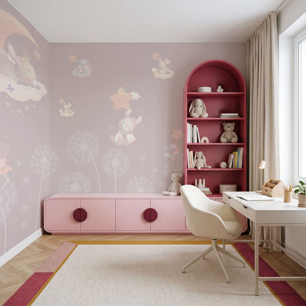 Droomdieren boven paardenbloemen — interieur 1
