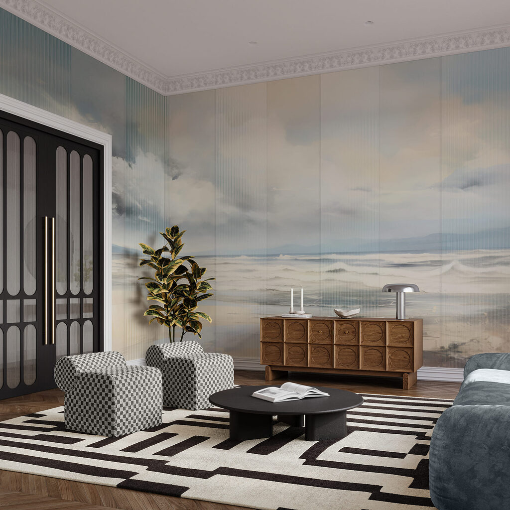 Zee achter een lijngordijn — interieur 2
