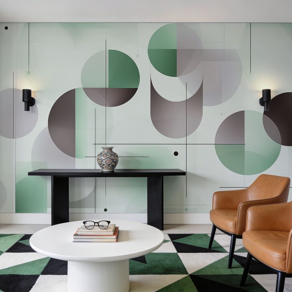 Cirkels in een raster — interieur 1