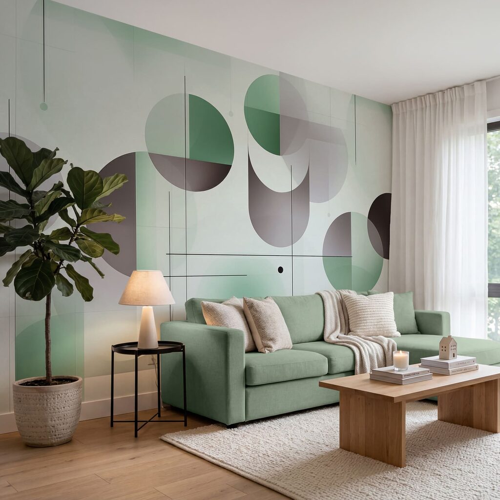 Cirkels in een raster — interieur 3