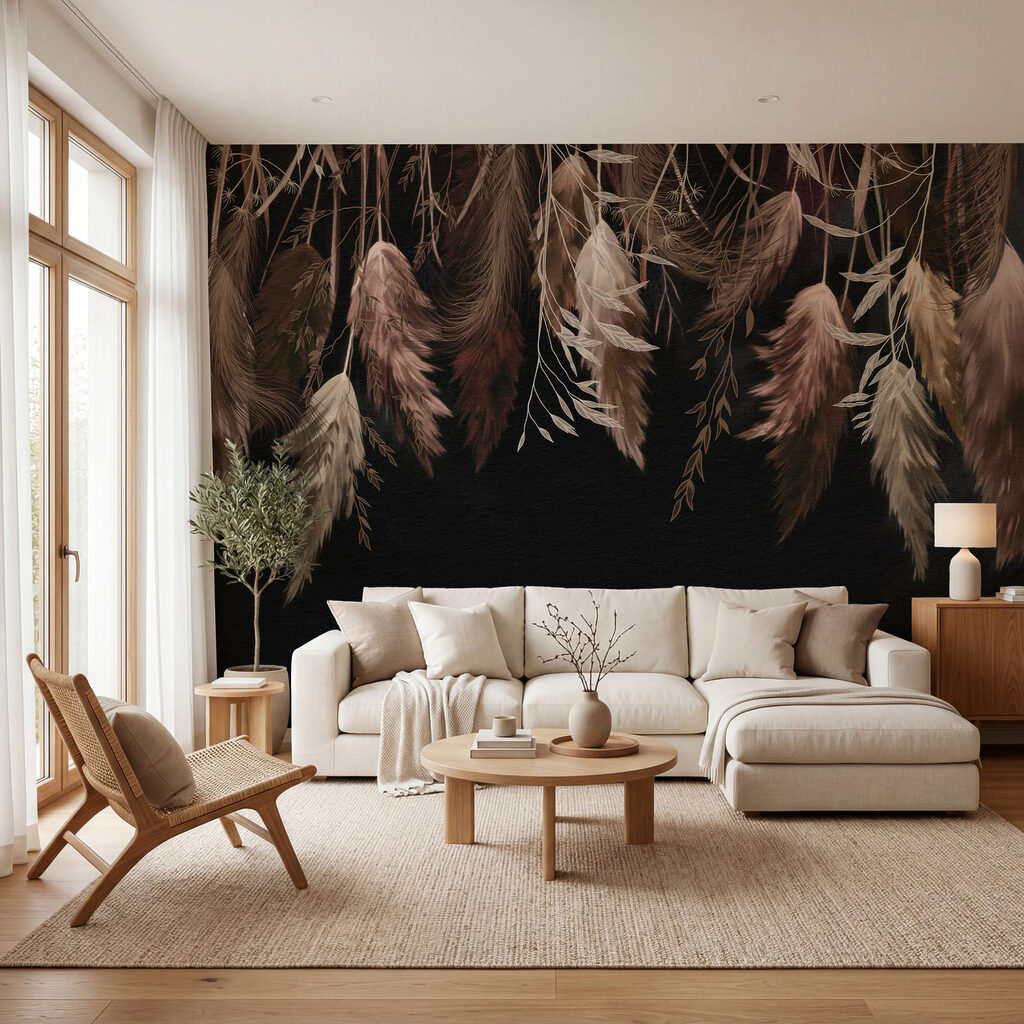 Elegant bladgroen in zachte tinten — interieur 2