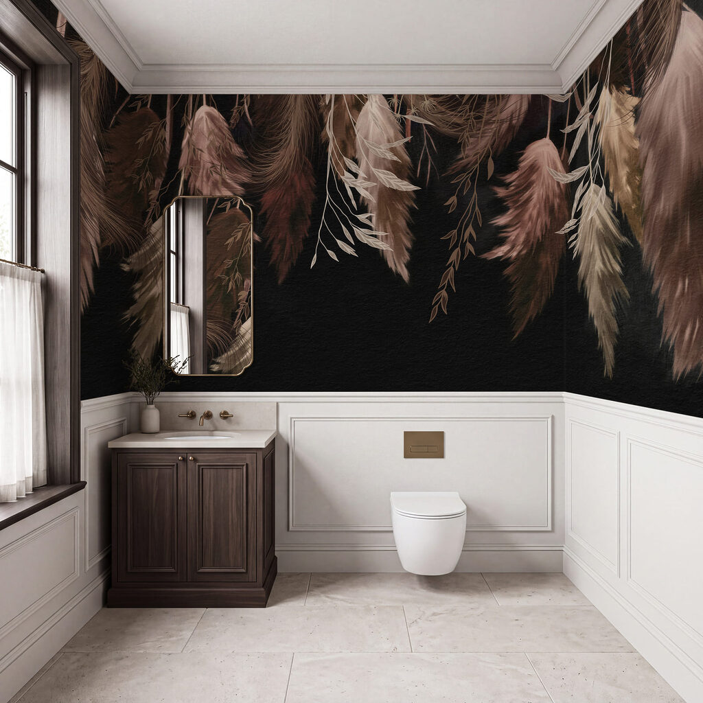 Elegant bladgroen in zachte tinten — interieur 3