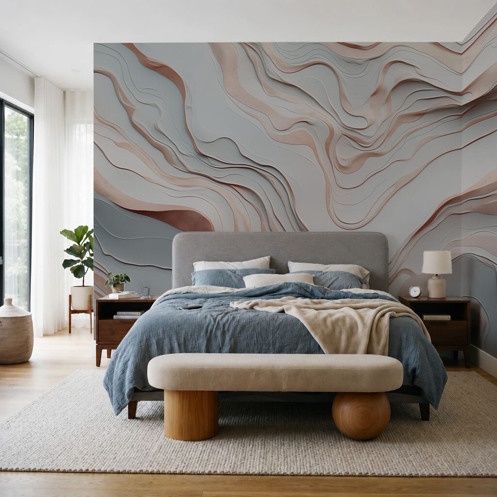Uitgeknipt wit en bruin papier — interieur 2