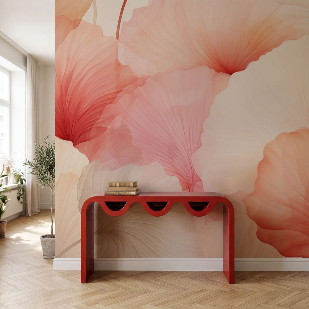 Waaiervormige bloembladen — interieur 2