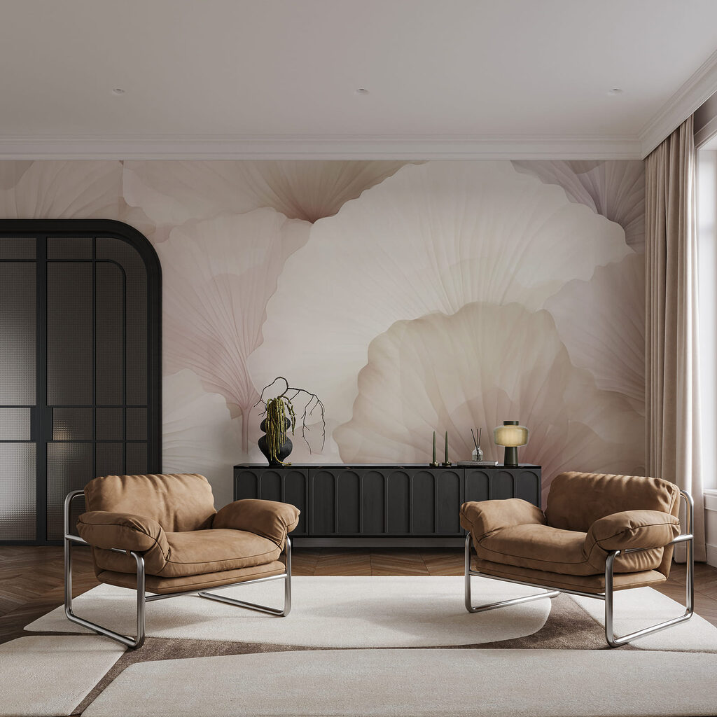 Waaiervormige bloembladen — interieur 2