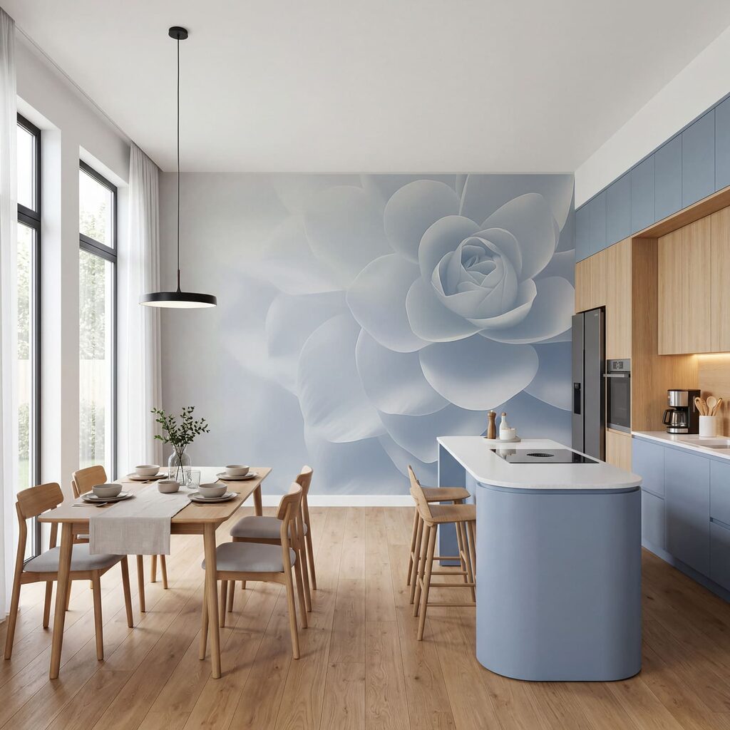 Fijne bloemblaadjes in zachte tinten — interieur 3