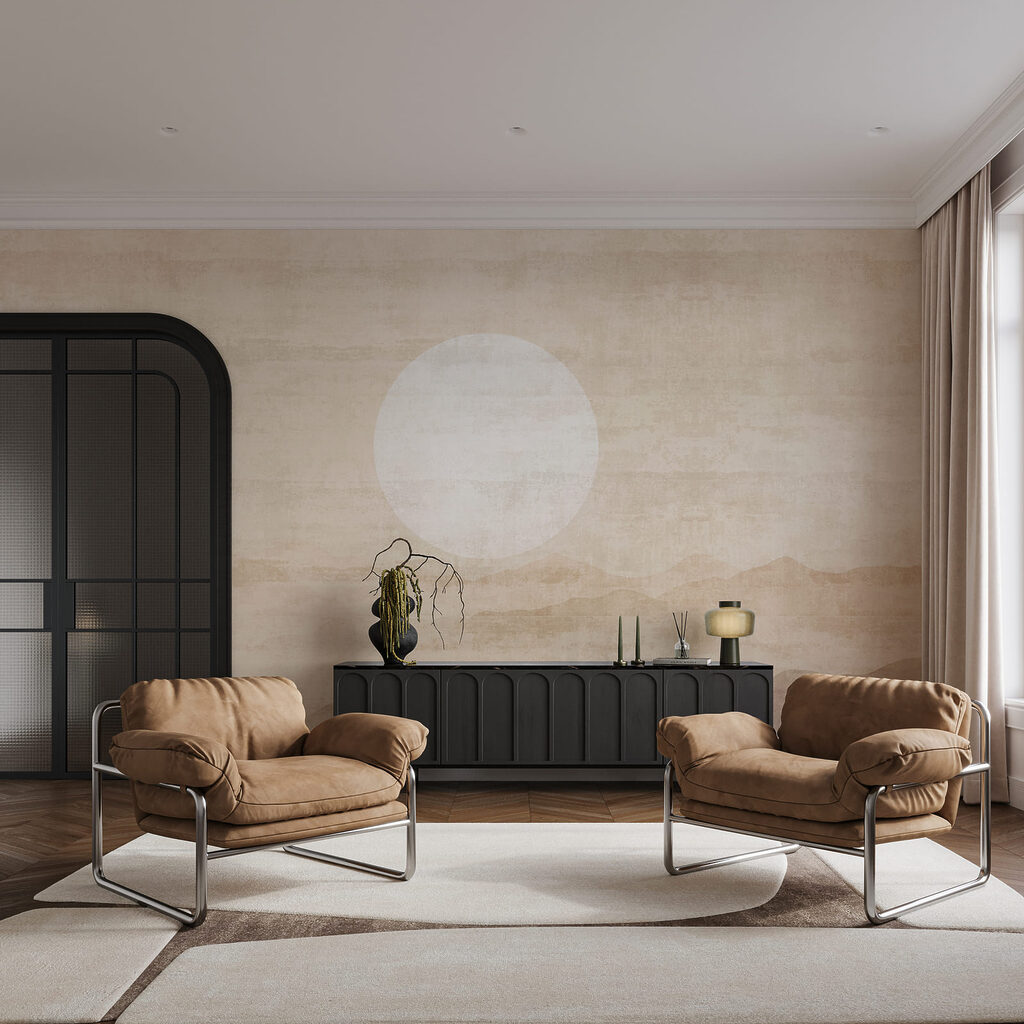 Witte zon op zandlagen — interieur 3