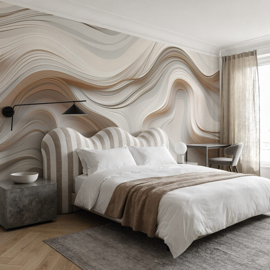Witte golven met schaduwranden — interieur 2