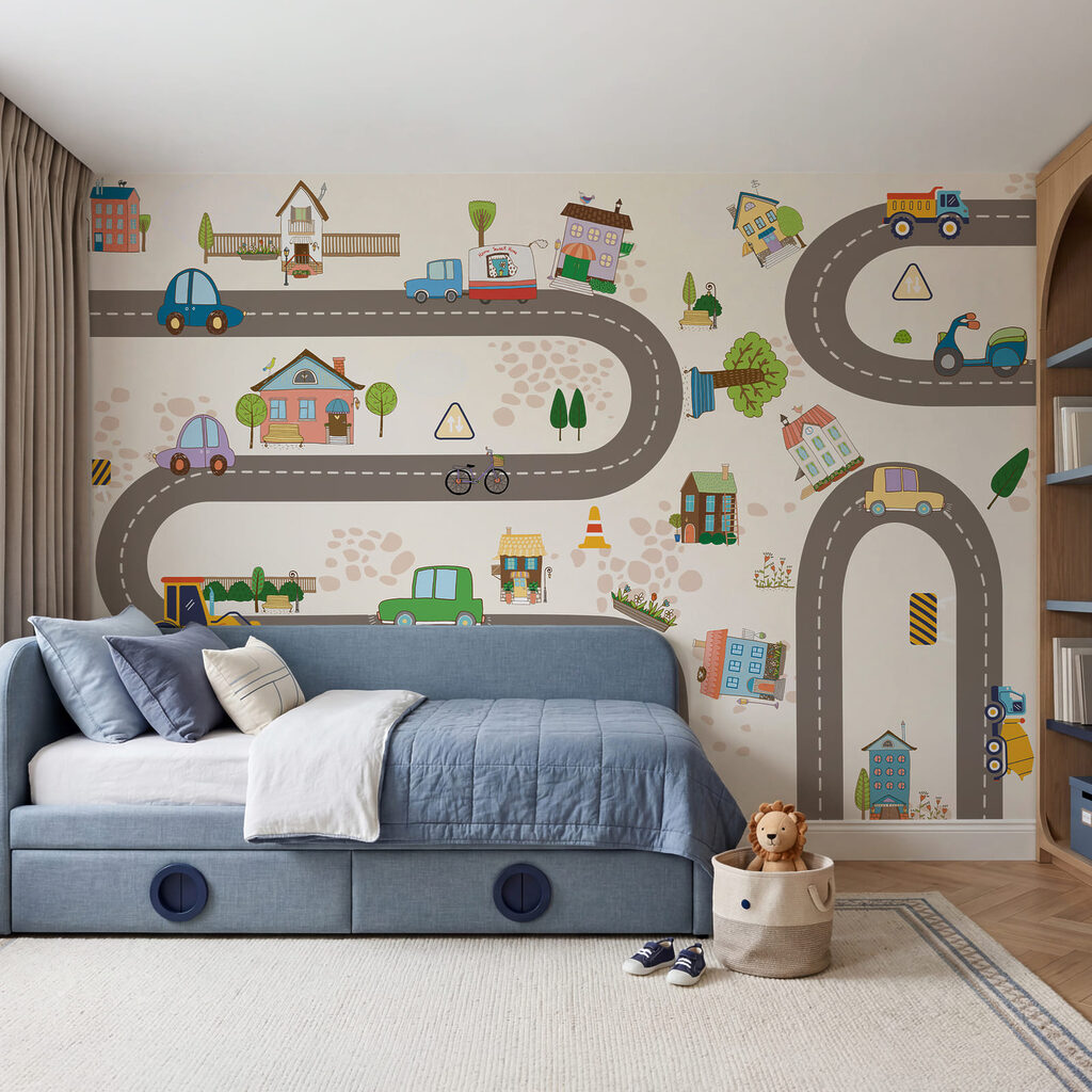 Kaart van een stad — interieur 2