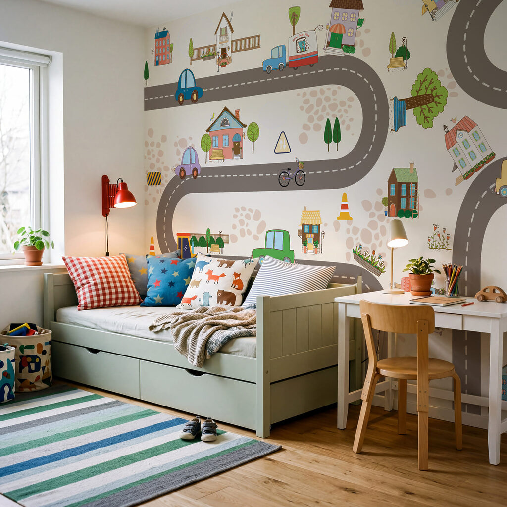 Kaart van een stad — interieur 3