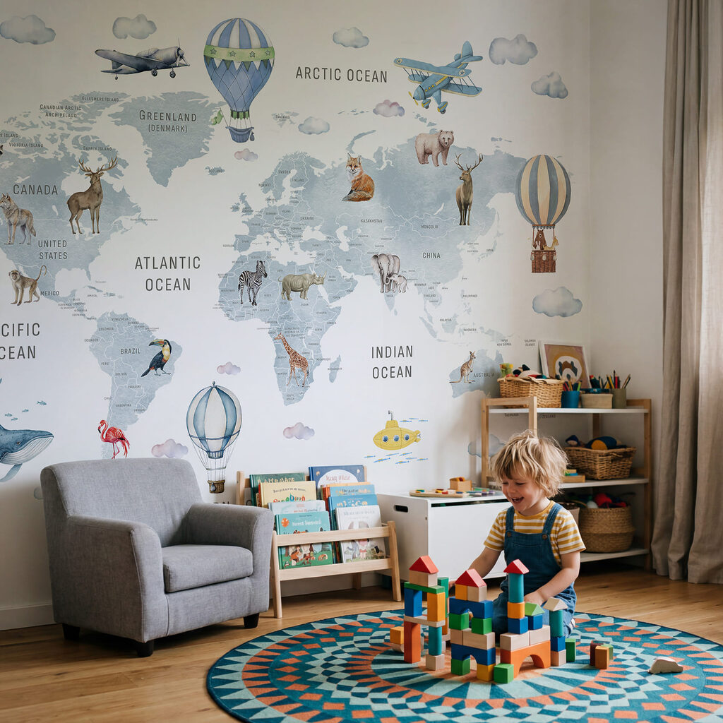 Wereldreis met luchtballonnen — interieur 2