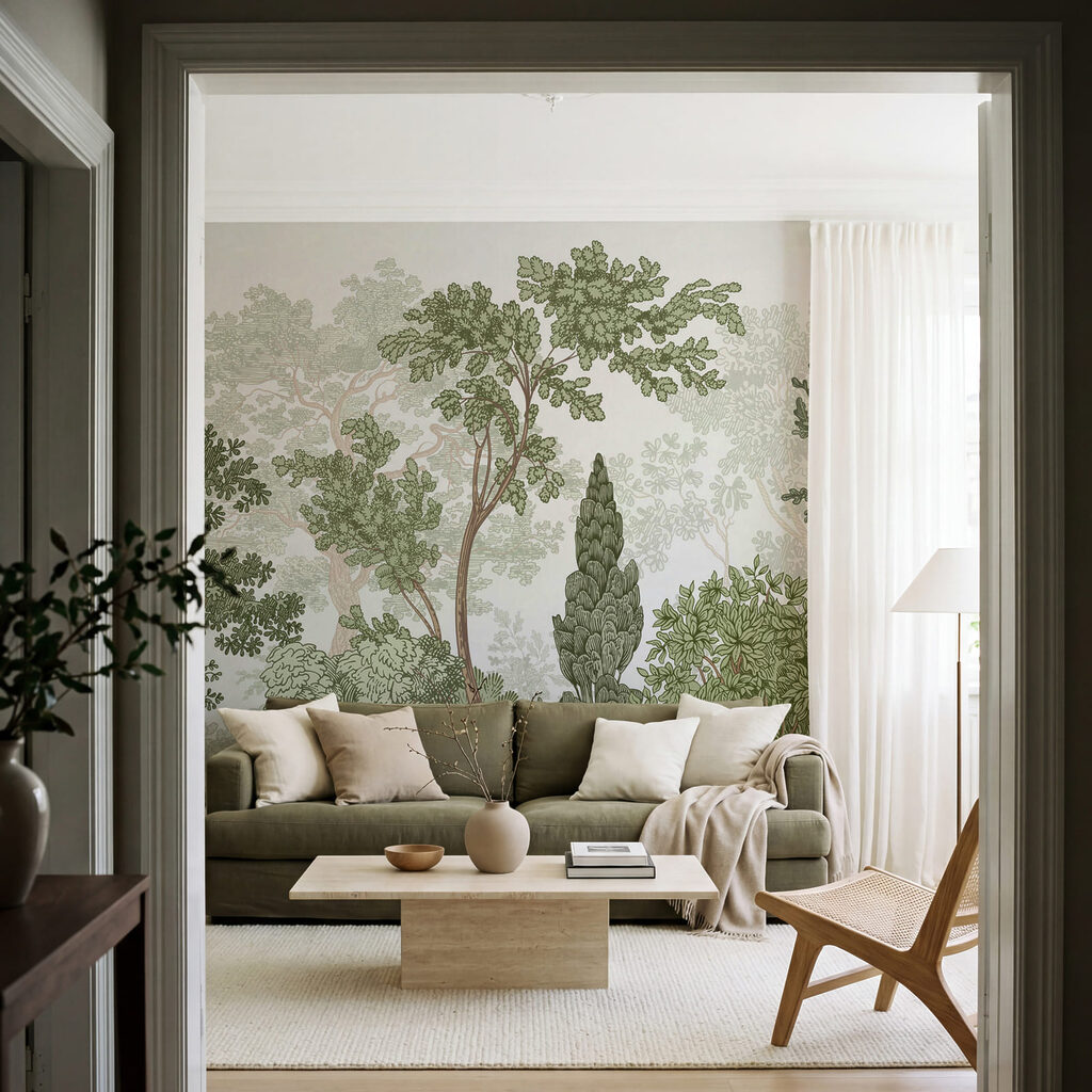 Tuin in fijne lijnen — interieur 2