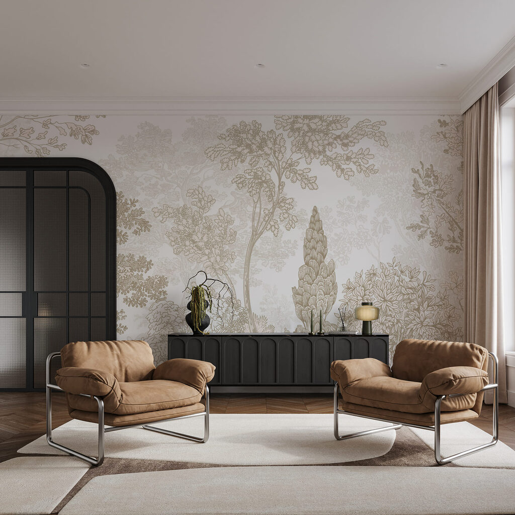 Tuin in fijne lijnen — interieur 3