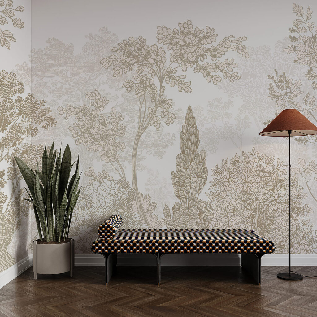 Tuin in fijne lijnen — interieur 1