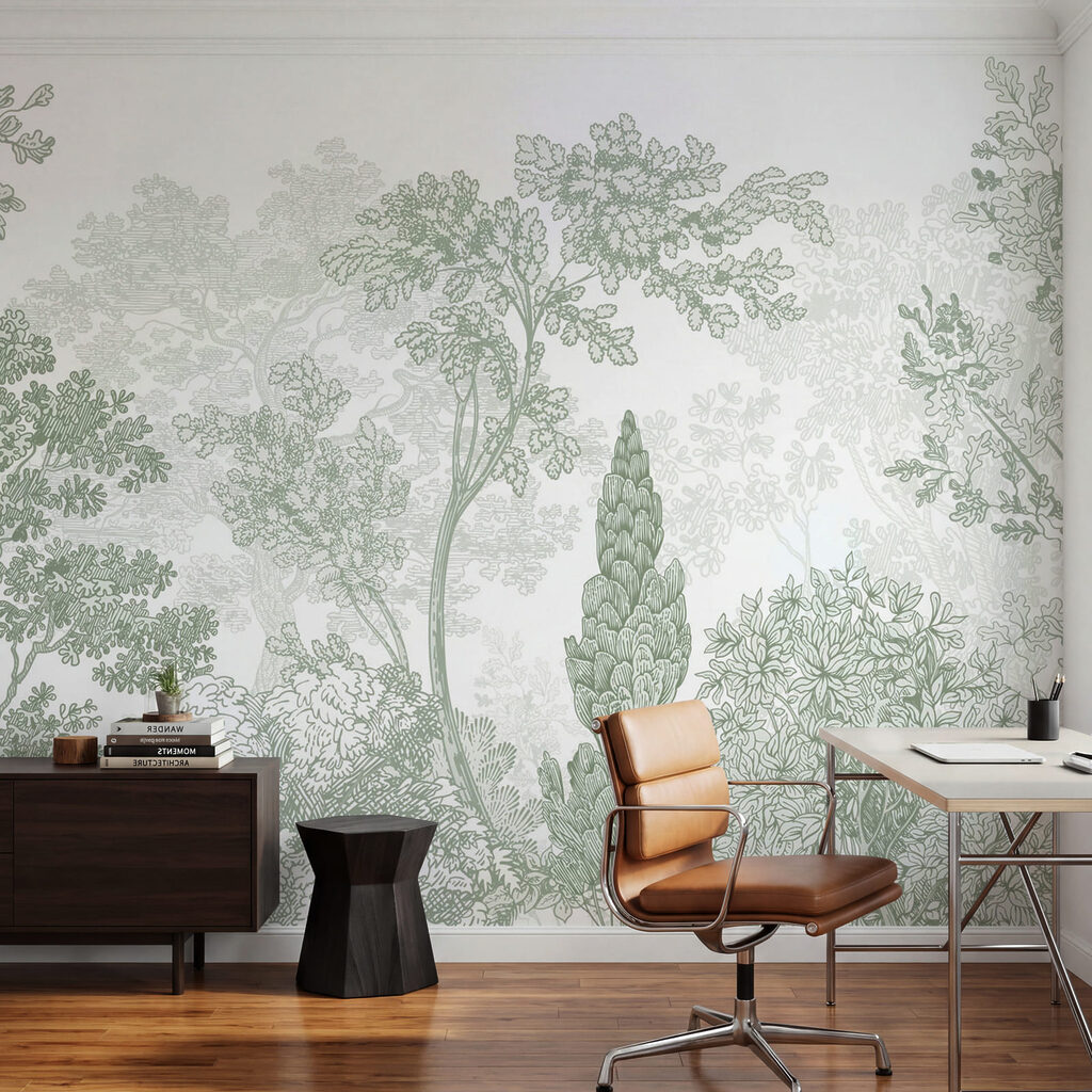 Tuin in fijne lijnen — interieur 1