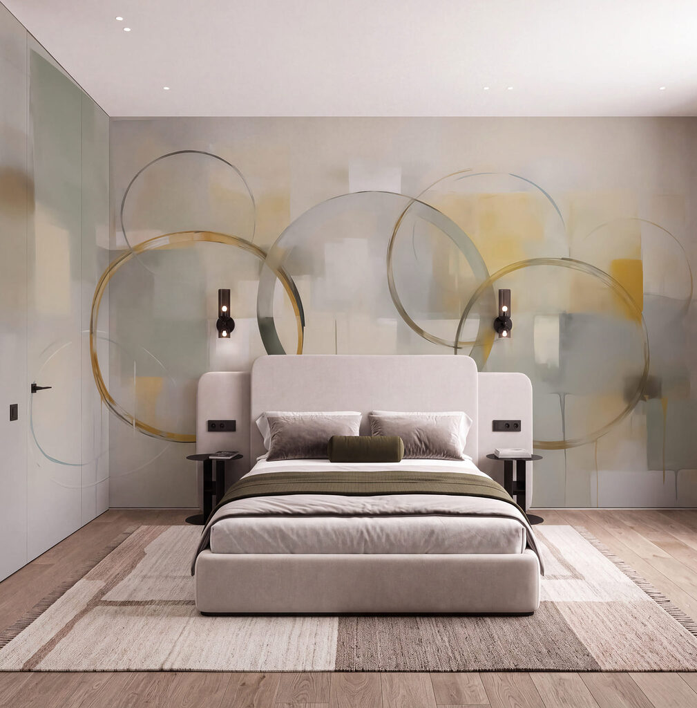 Een reeks cirkels op een rij — interieur 2