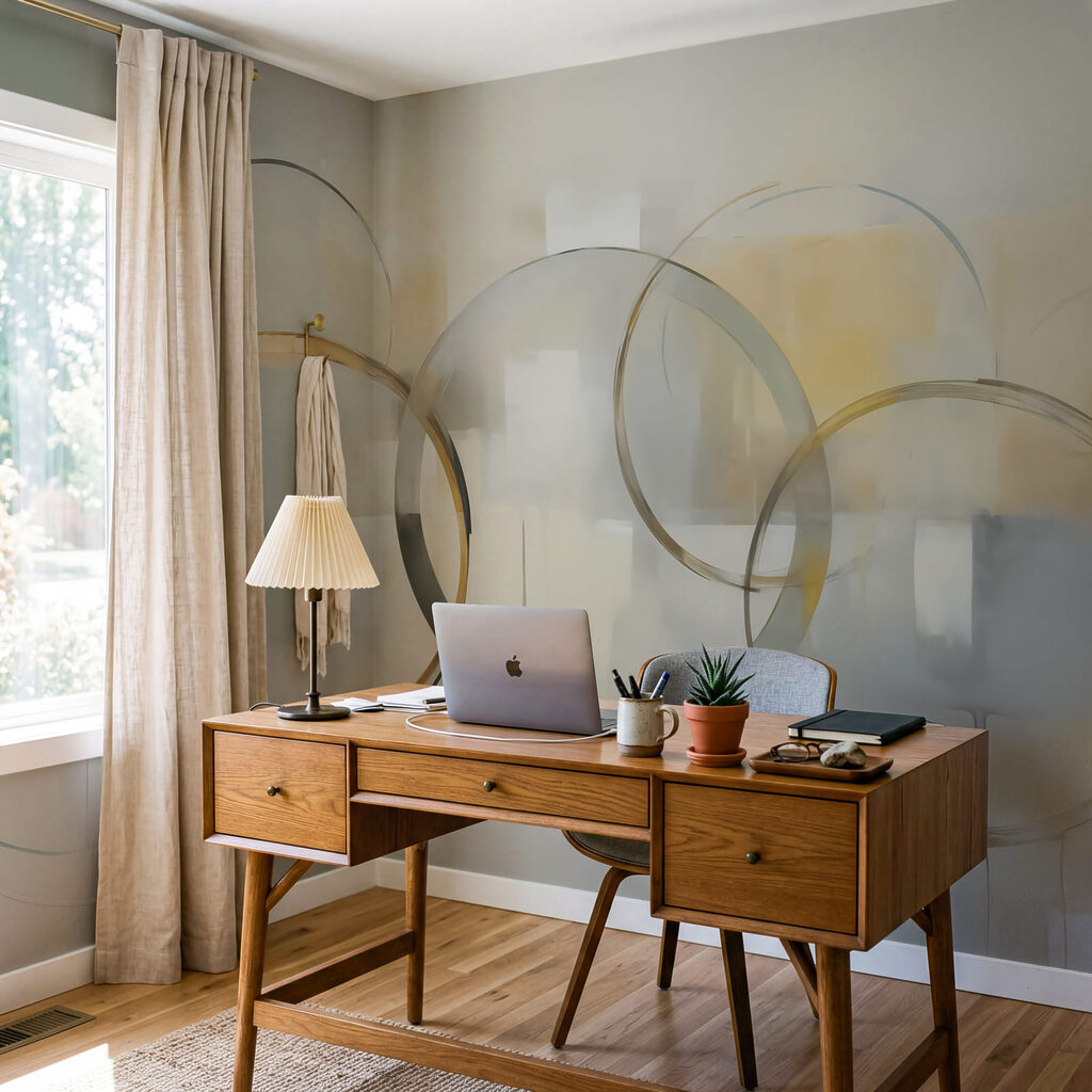 Een reeks cirkels op een rij — interieur 3