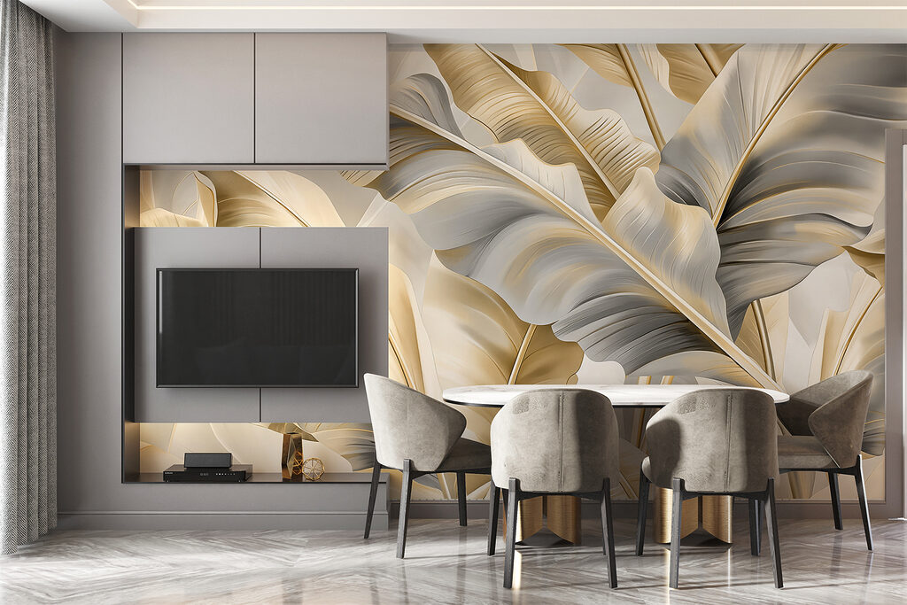 Gouden bladeren in lichtglans — interieur 4