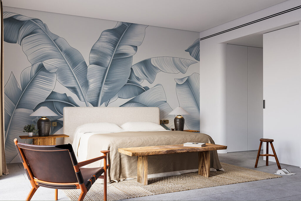 Grote bladeren buigen om — interieur 1