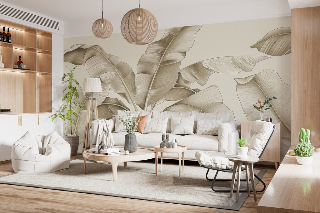Grote bladeren buigen om — interieur 3