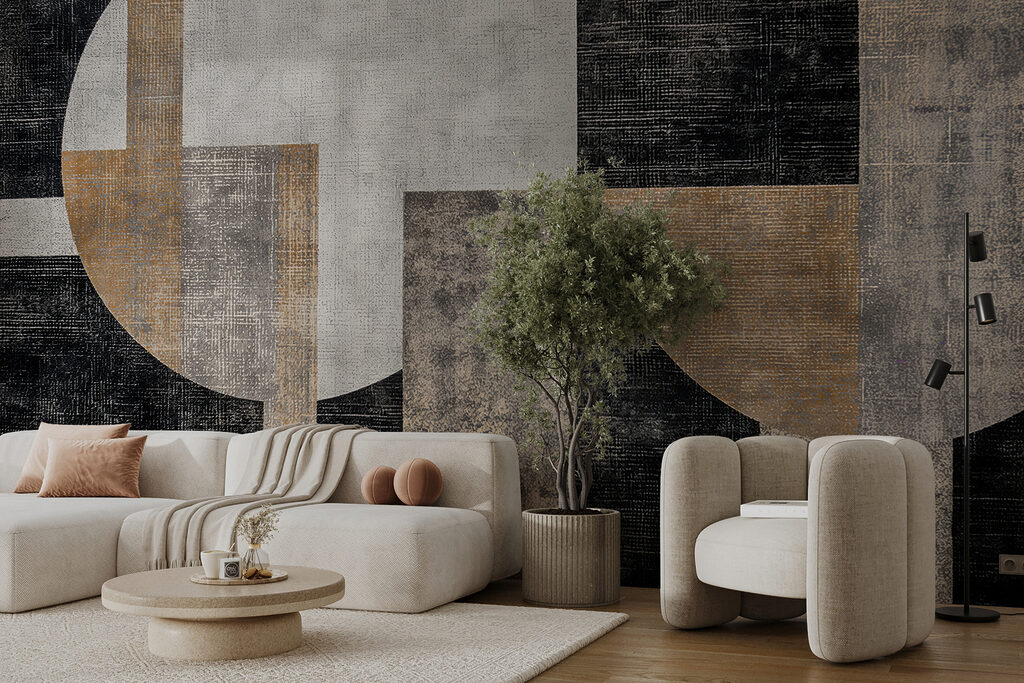Cirkels tussen verweerde vlakken — interieur 2