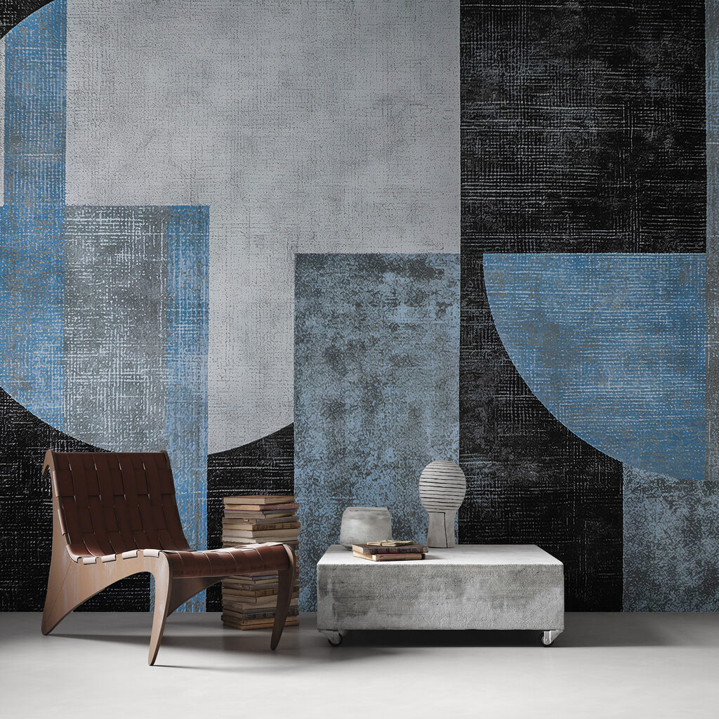 Cirkels tussen verweerde vlakken — interieur 2