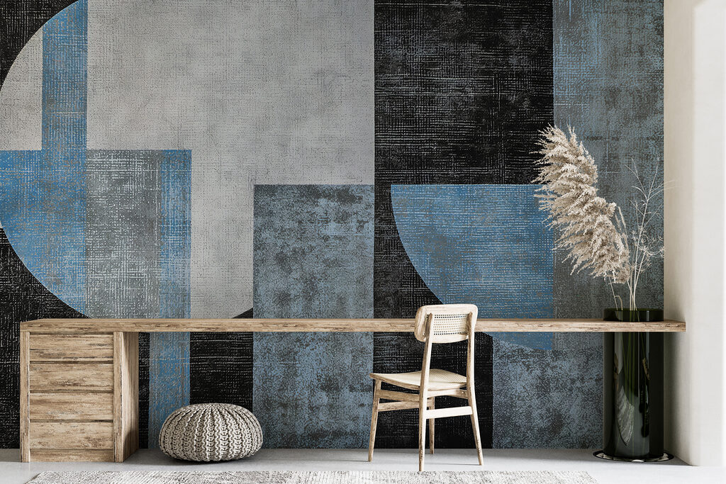 Cirkels tussen verweerde vlakken — interieur 3