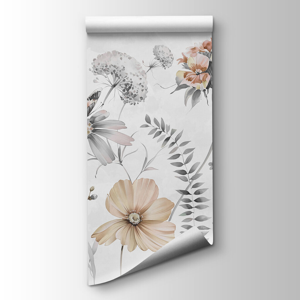 Verfijnde bloemen die dansen in zachte kleuren — productweergave