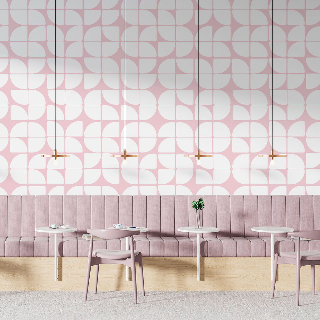 Kwartcirkels in een ritme — interieur 1