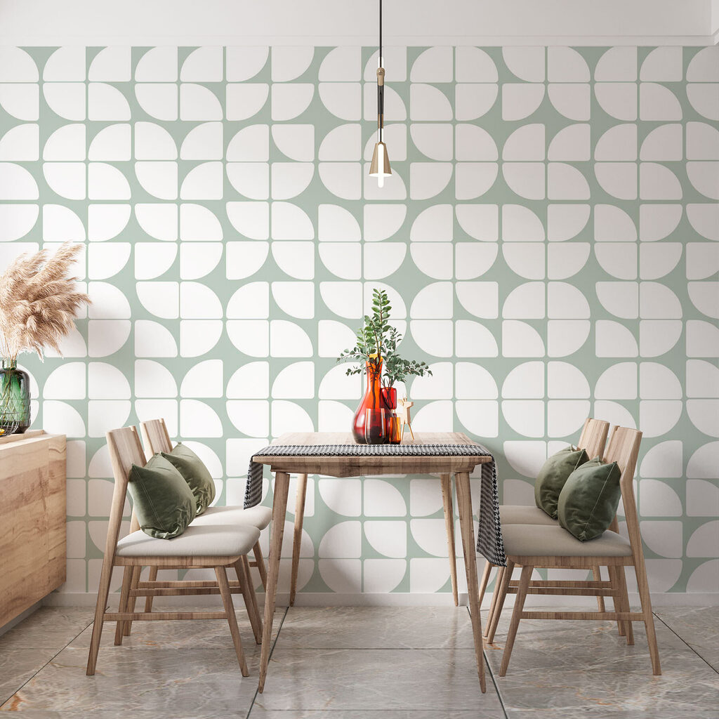 Kwartcirkels in een ritme — interieur 2