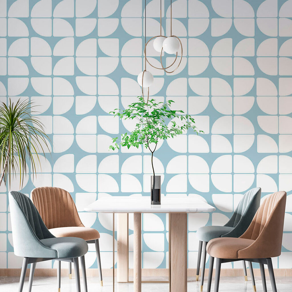 Kwartcirkels in een ritme — interieur 2