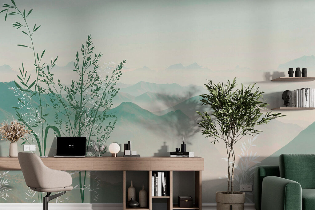 Grassen voor verre berglagen — interieur 1